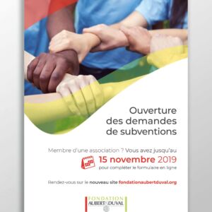 Aubert & Duval - Affiche pour la fondation Aubert & Duval - Affiche pour la fondation