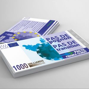 Pacte Finance-Climat - Flyer 1000 milliards