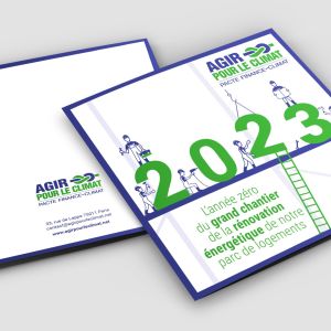 Agir pour le climat - Carte de vœux 2023