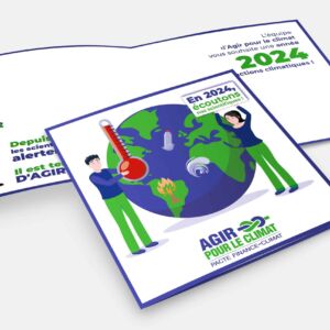 Agir pour le climat - Carte de vœux 2024 Agir pour le climat - Carte de vœux 2024