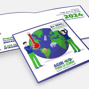 Agir pour le climat - Carte de vœux 2024