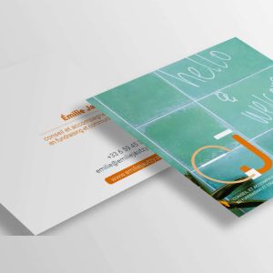 Émilie Jautzy - Logo et carte de visite